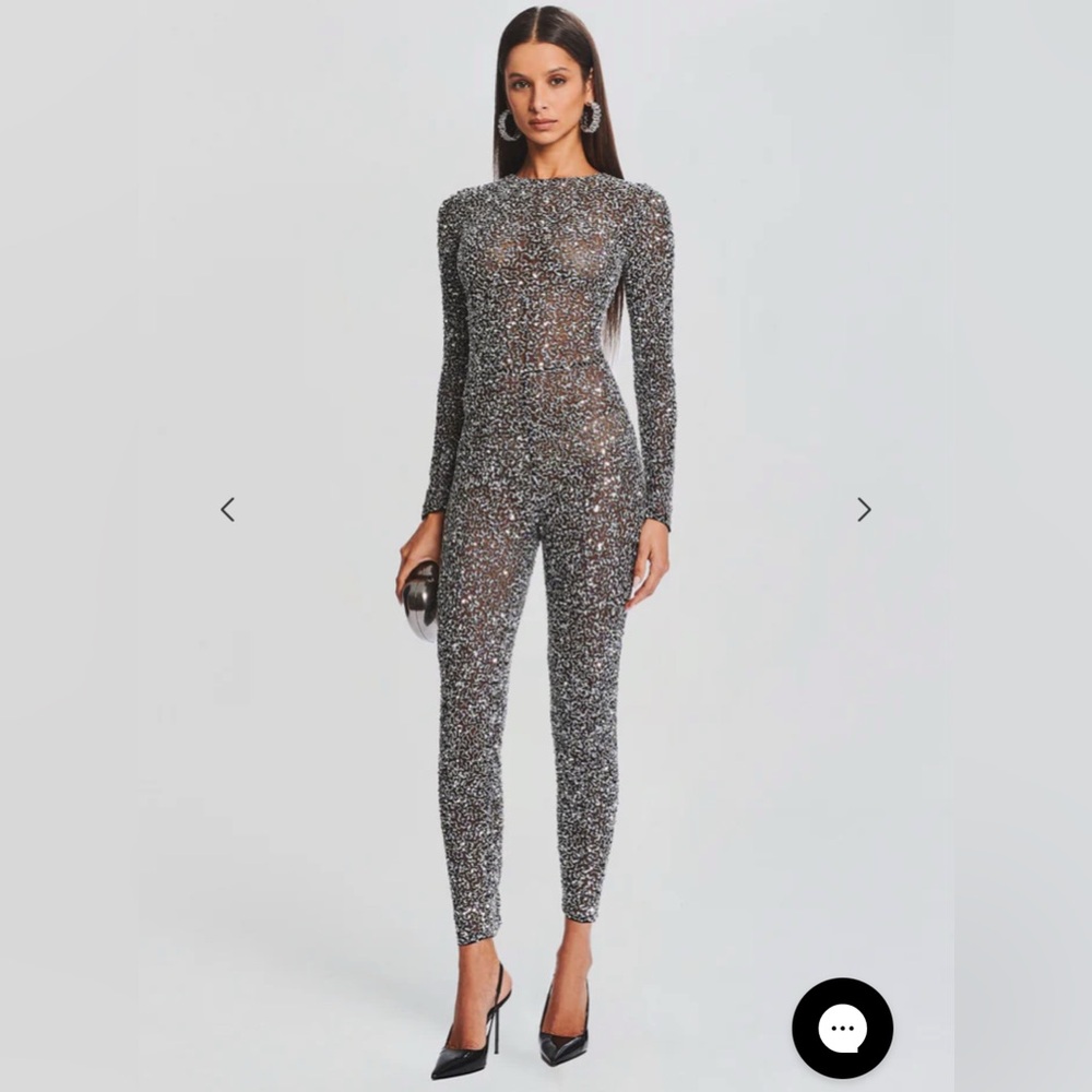 Retrofete Marcel Sequin Jumpsuit size xs